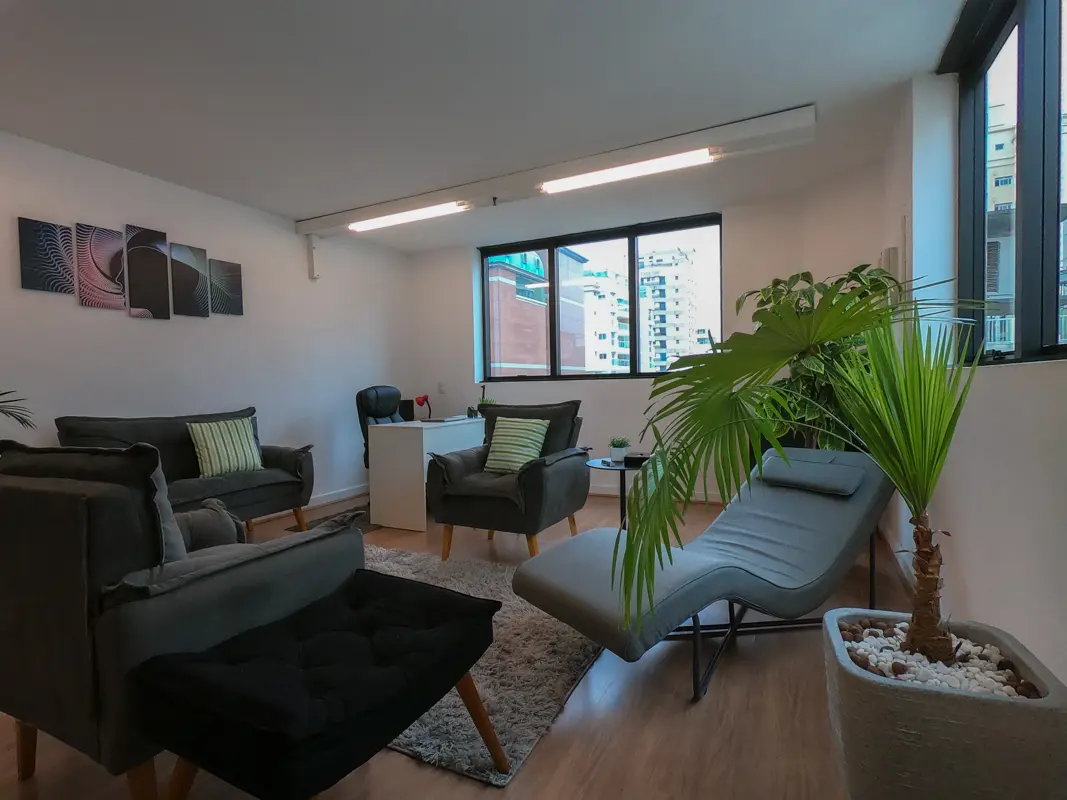 Sala de atendimento da Sua Clínica Psi em São Paulo